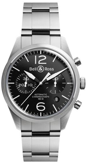 Bell & Ross Vintage Original BR 126 Chronograph BRV126-BL-ST/SST Replica Watch